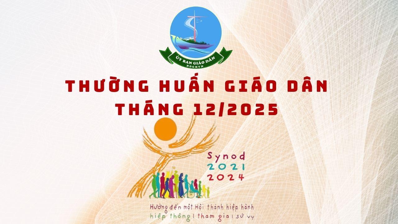 Ủy ban Giáo dân: Thường huấn tháng 12/2025