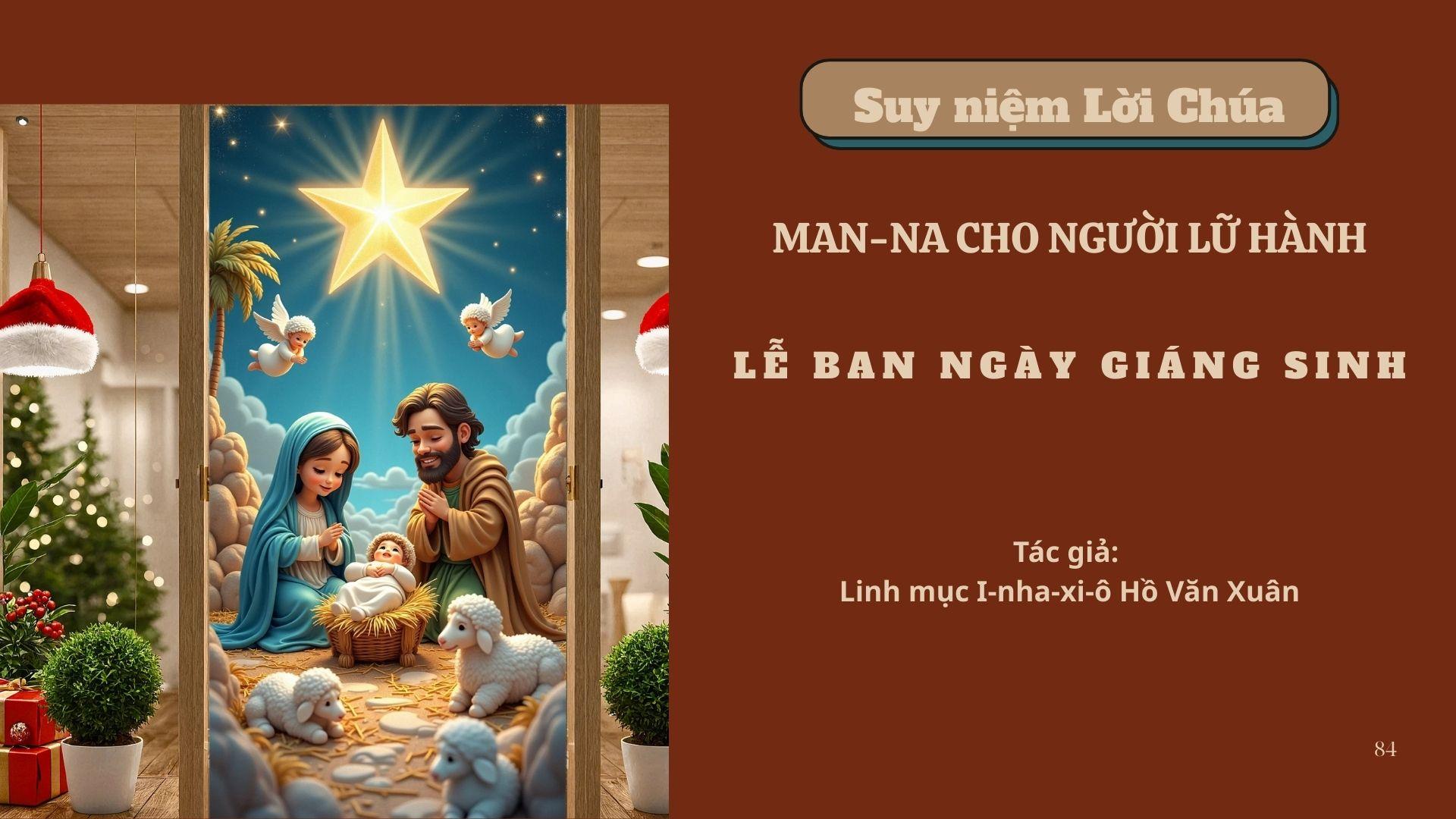 Lễ ban ngày Giáng sinh - Man-na cho người lữ hành